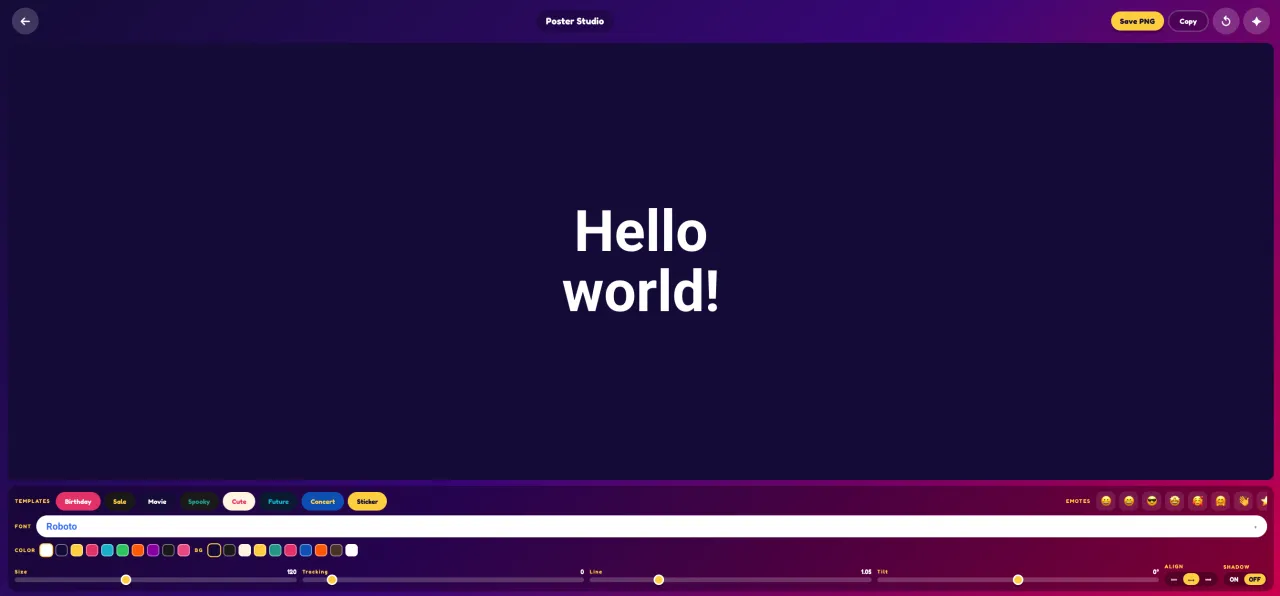 Poster Studio — Design like a grown-up
